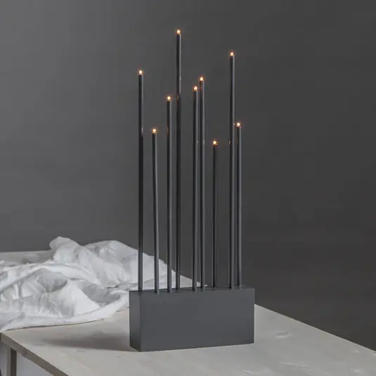 Candelabro Buzz, 9 luci, grafite Reso Gratuito