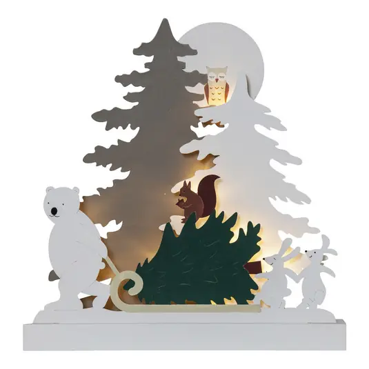 Prezzo Scontato Lampada LED deco Forest Friends orso/slitte