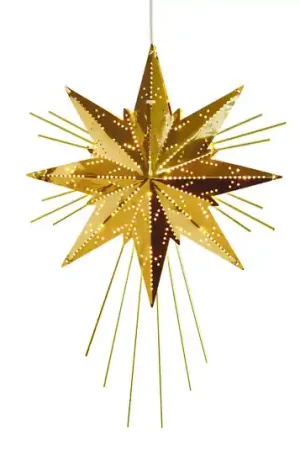 Stella deco Mini Luxe di metallo, ottone Soddisfatti O Rimborsati