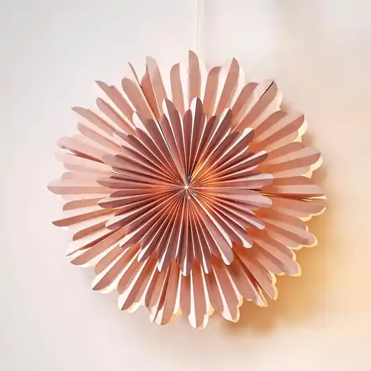 Prezzo Scontato Stella deco Crystal carta senza attacco, rosa