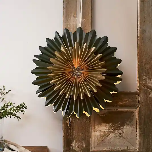 Economico Stella deco Crystal carta senza attacco, verde