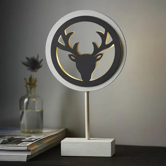 Lampada LED deco da tavolo Woodworks Professionale