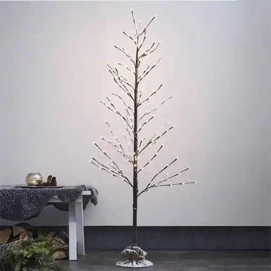Offerta Lampo Albero decorativo a LED Tobby Tree IP44 marrone altezza 150cm