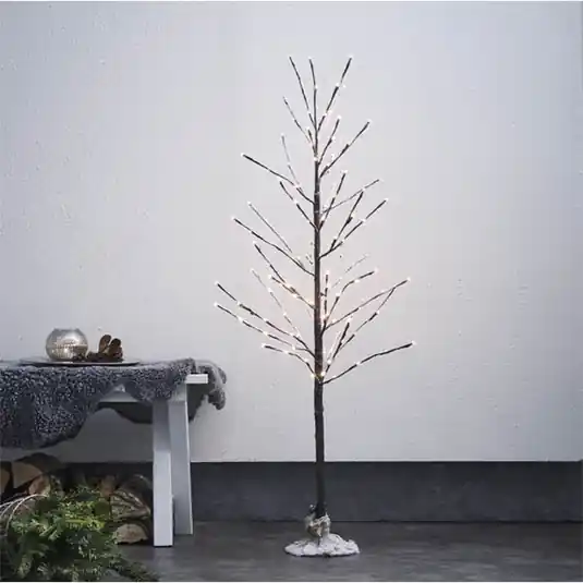 Albero decorativo a LED Tobby Tree IP44 marrone altezza 120cm Di Tendenza