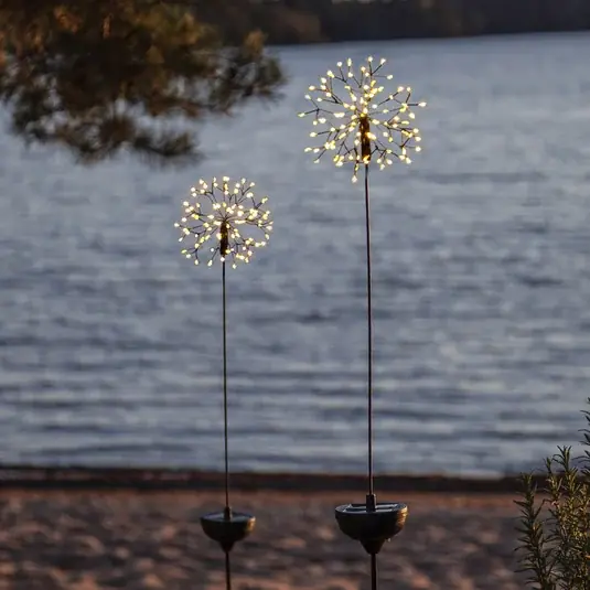Prezzo Di Fabbrica Lampada LED solare Firework con picchetto, 85 cm
