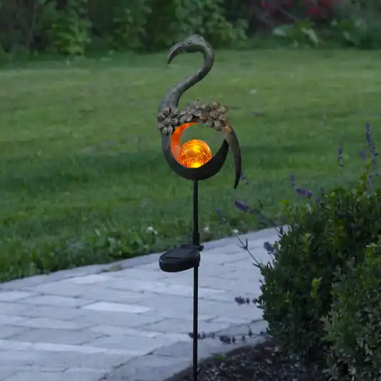 Lampada LED solare Melilla Bird a fenicottero Acquista Ora