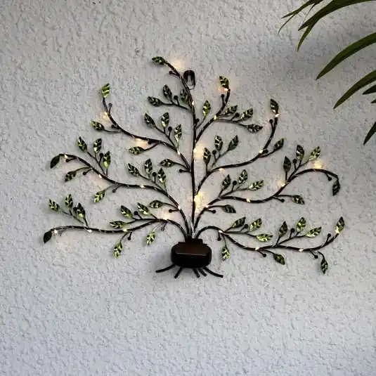 Affare Lampada da parete solare a LED Tree of life