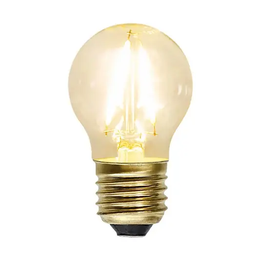 Prezzo Conveniente Lampadina LED E27 G45 a filamenti 1,5W 2.100 K Soft Glow