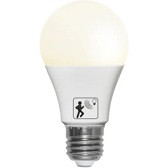 Must-Have Lampadina LED A60 E27 4,8W 2700K con sensore di movimento