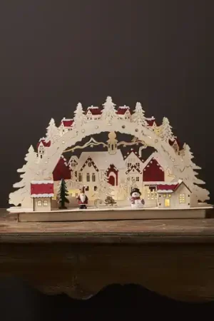 Spedito Oggi Arco luminoso LED Rosenheim paesaggio, batteria