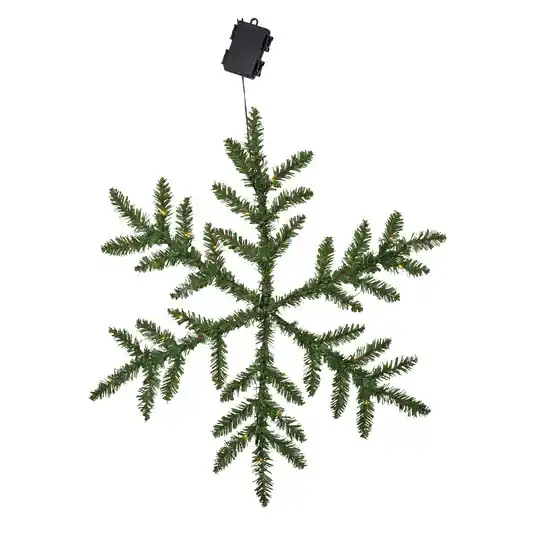 Solo Oggi Deco LED esterni Snowflake, a batteria