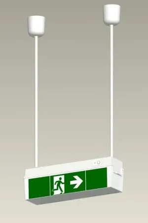 Set pendente per lampada di emergenza C-LUX Standard, 30 cm Saldi