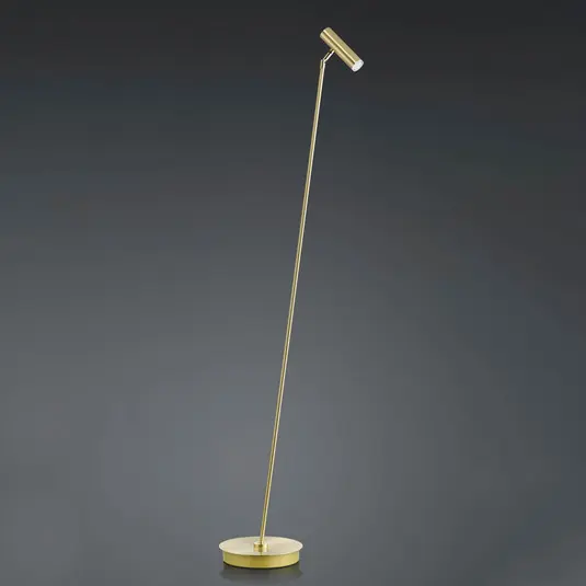 Scelto Dai Clienti Piantana LED Tom, dimming, ottone