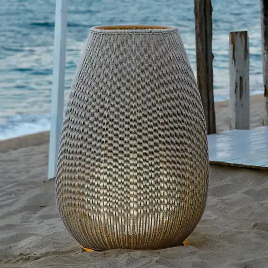 Prezzo Basso Bover Amphora 02 - Lampada per terrazza, beige chiaro