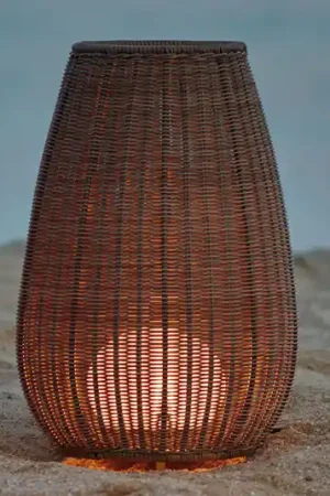 Bover Amphora 01 lampada da terrazza, rattan brown Super Prezzo