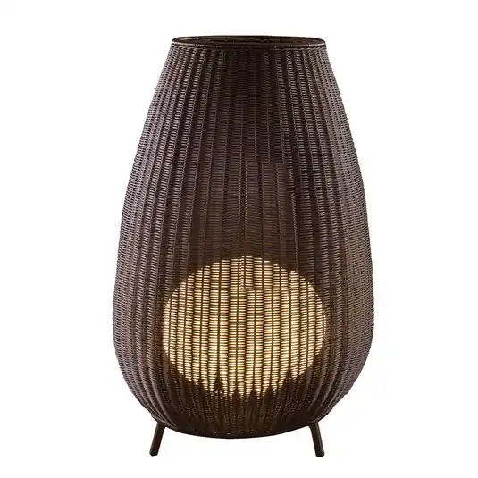 Reso Gratuito Bover Amphora 02 lampada da terrazza, rattan brown