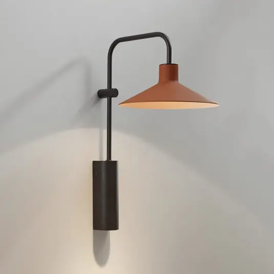 Bover Platet A02 applique E14 interrutt terracotta Offerta Limitata