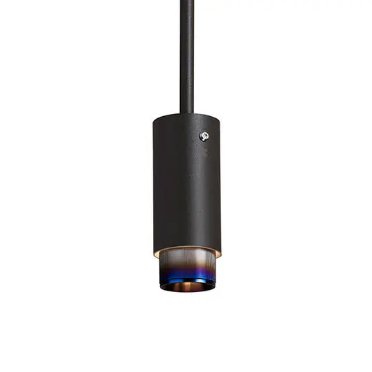 Nuovo Arrivo Buster + Punch Exhaust sospensione grafite/brunito