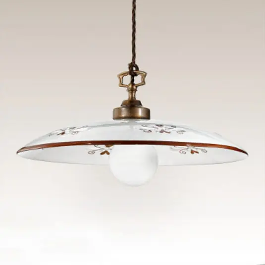 Ultima Occasione Sospensione Bassano, 1 luce, dettagli marrone