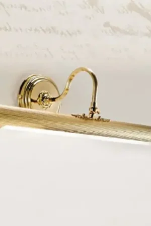 Ultime Pezzi Lampada da quadri Diario, oro