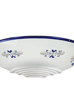 Applique di ceramica Bassano, aderente, blu Offerta Speciale