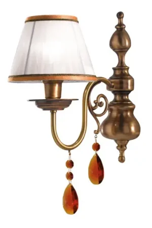 Sconto Crystal - applique di tessuto riccamente decorata