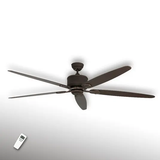 Ventilatore da soffitto ECO ELEMENTS, noce/marrone, Ø 180 cm, silenzioso Acquista Ora