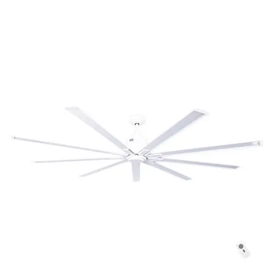 Ventilatore da soffitto BIG SMOOTH ECO, bianco, 220 cm, silenzioso Miglior Prezzo