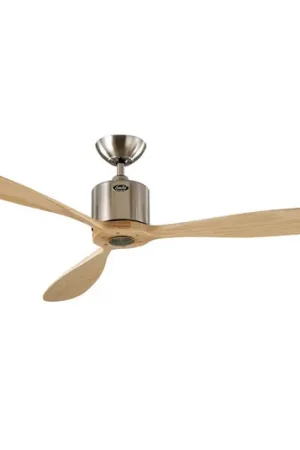 Scelto Dai Clienti Ventilatore da soffitto AEROPLAN ECO, cromato/pino, Ø 132 cm, silenzioso