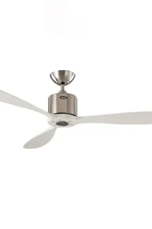 Direttamente Dal Produttore Ventilatore da soffitto AEROPLAN ECO, cromato/bianco, Ø 132 cm, silenzioso