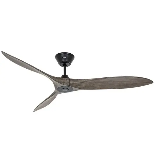 Ventilatore da soffitto Eco Airscrew 152 cm nero, legno Ultime Pezzi