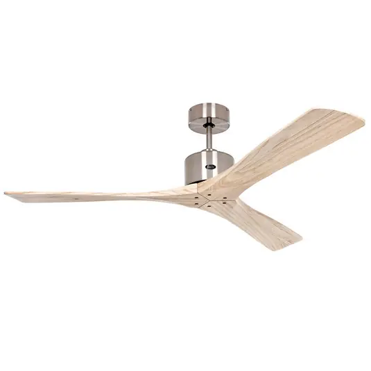 Compra Adesso Ventilatore da soffitto Macau, cromato/legno chiaro, telecomando