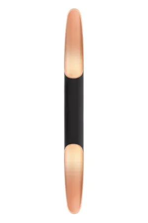 Applique a LED Apodis, nero/rosa, altezza 80 cm, metallo, dimmerabile Compra Oggi Stesso