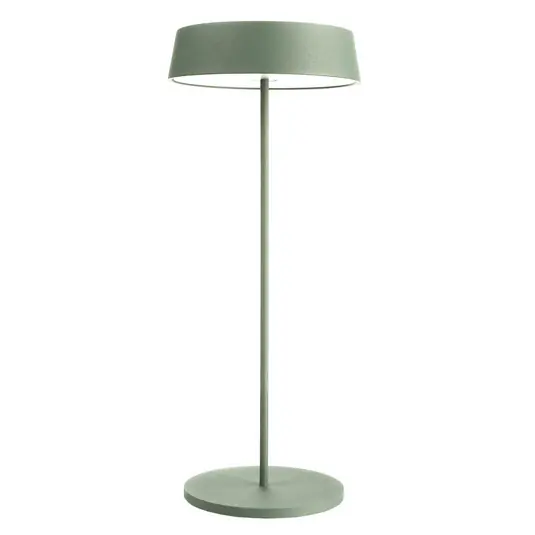 Lampada LED da tavolo Miram accu, dimming, verde Reso Gratuito