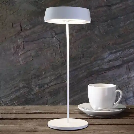 A Buon Prezzo Lampada LED da tavolo Miram accu, dimming, bianco
