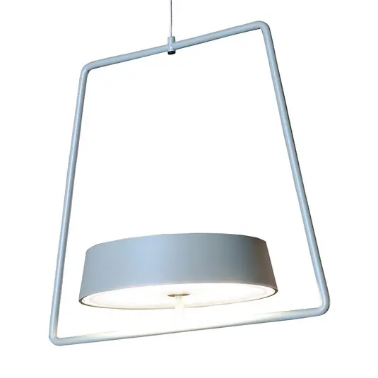 Lampada LED sospensione Miram accu, dimming, verde Reso Gratuito