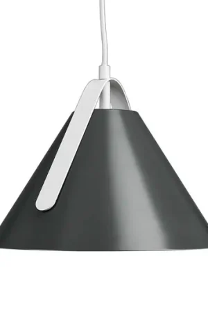 Economico Lampada a sospensione Diversity in grigio basalto