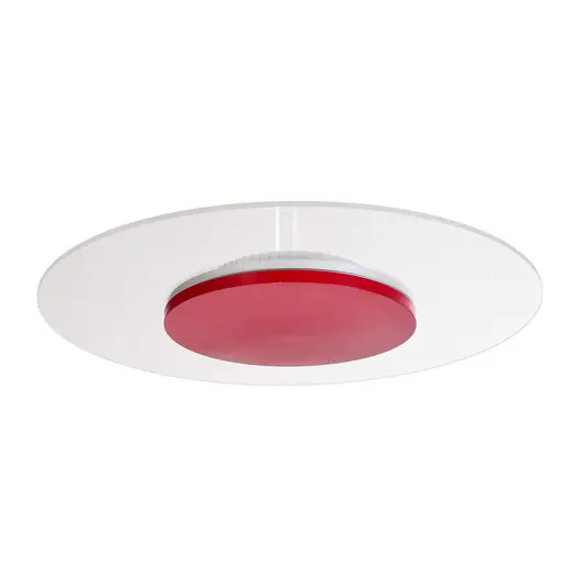 Zaniah plafoniera LED, luce a 360°, 24W, rosso Offerta