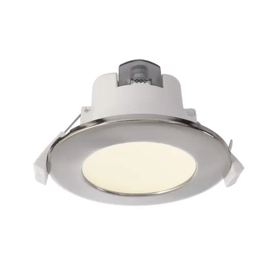 Miglior Prezzo Plafoniera LED da incasso Acrux, Ø 10 cm, argento opaco, CCT
