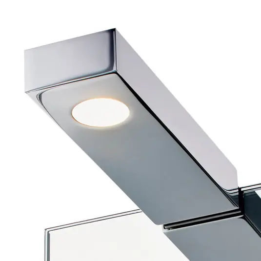 Consegna Rapida Applique da pareti e specchi Flat 2 LED, cromo