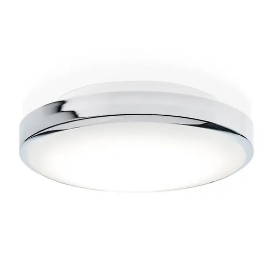 Nuovo Arrivo Decor Walther Glow plafoniera LED, cromo, Ø28cm