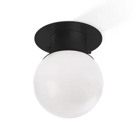 Prezzo Conveniente Decor Walther Globe 20 plafoniera, nero/satinato