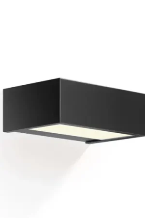 Decor Walther Box 15 N applique LED, nero Consegna Rapida