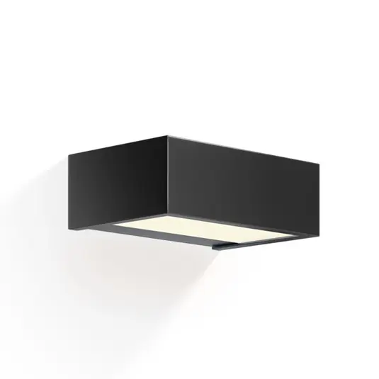 Decor Walther Box 15 N applique LED, nero Consegna Rapida
