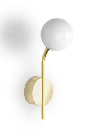 Bestseller Decor Walther Pep One applique oro satinato 1 luce