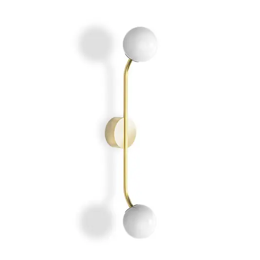 Occasione Imperdibile Decor Walther Pep Two applique oro satinato 2 luci