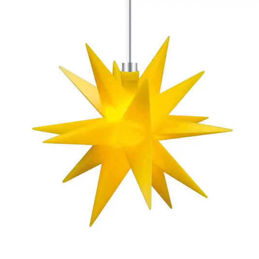 Offerta Stella a 18 punte per interni, 12 cm, gialla