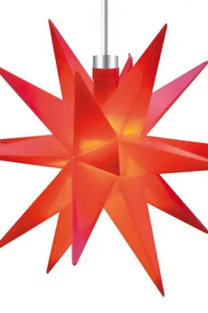 Compra Online Stella a 18 punte rossa, 12 cm