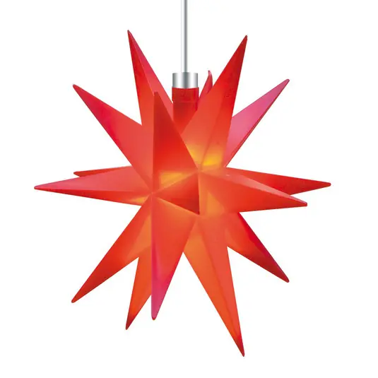 Stella da interni a 18 punte Ø 12 cm rosso Ultimissimo Modello