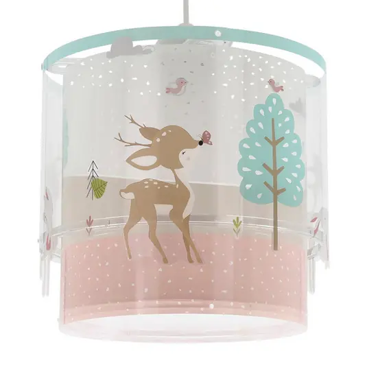 Più Venduto Lampada a sospensione per bambini Dalber LOVING DEER, con motivo a cerbiatto